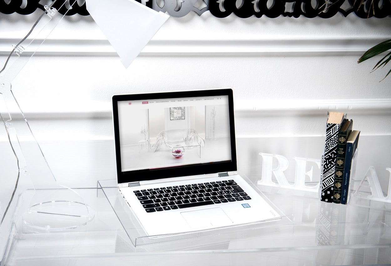 SUPPORTO LAPTOP HOLY TRASPARENTE