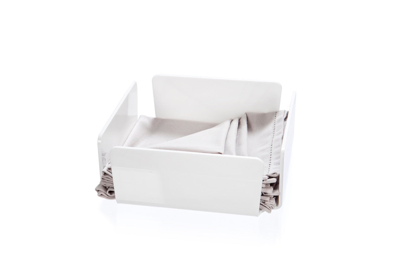 BON TON PORTATOVAGLIOLI ORIZZONTALE BIANCO