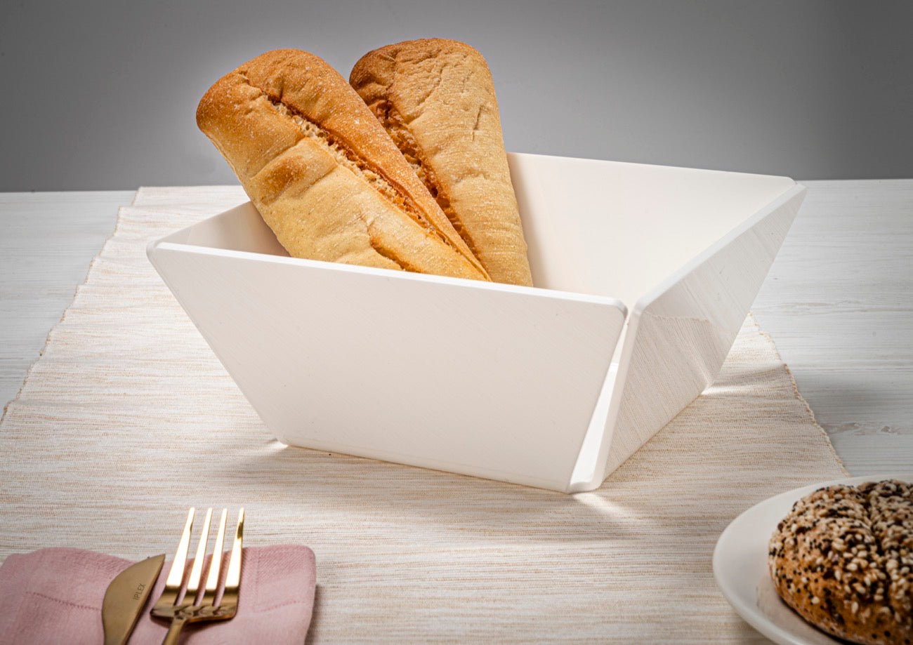 BON TON CESTINO PORTAPANE BIANCO
