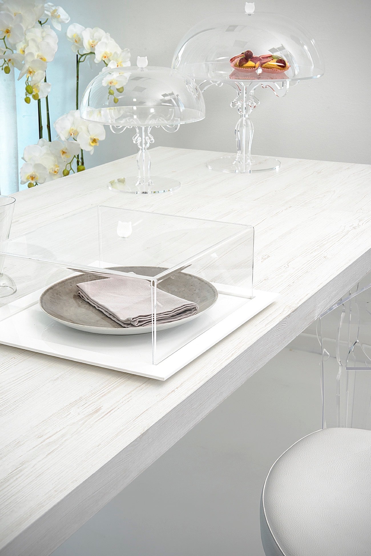 BON TON ALZATA H.175MM TRASPARENTE