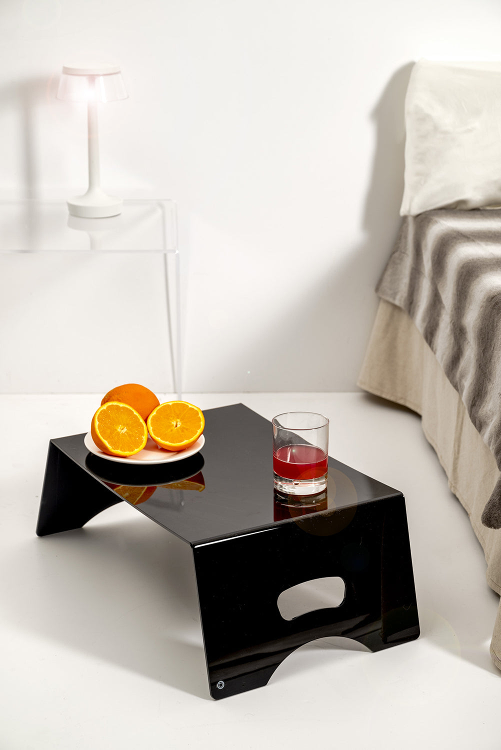 SERVING  VASSOIO  LETTO  NERO