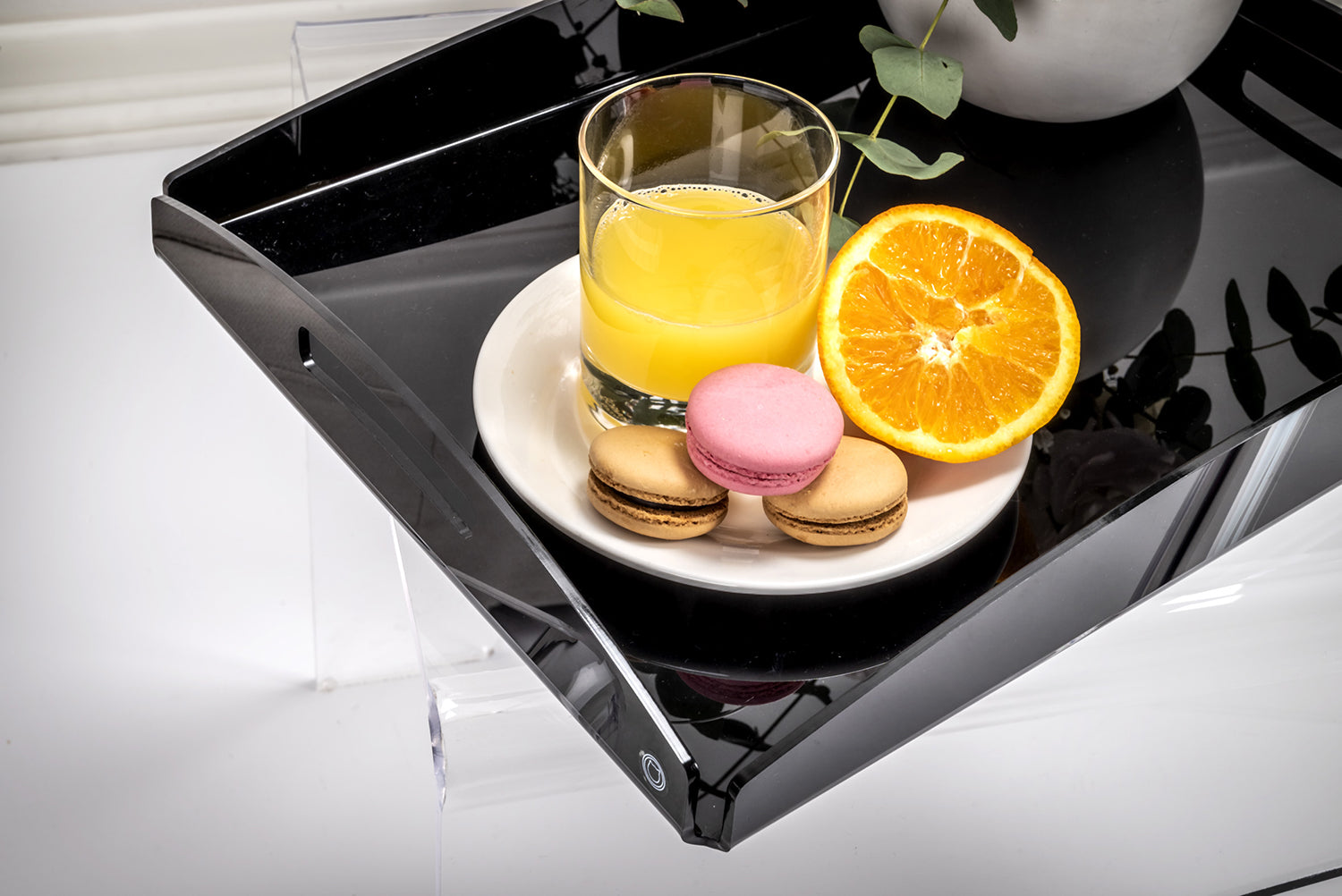 SERVING  VASSOIO  GRANDE  NERO