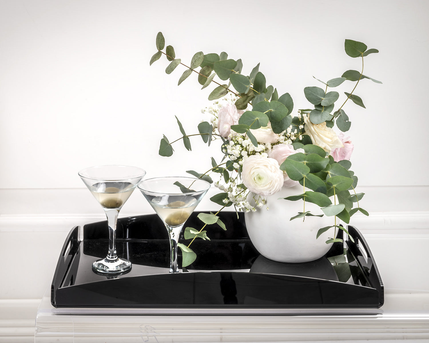 SERVING  VASSOIO  GRANDE  NERO