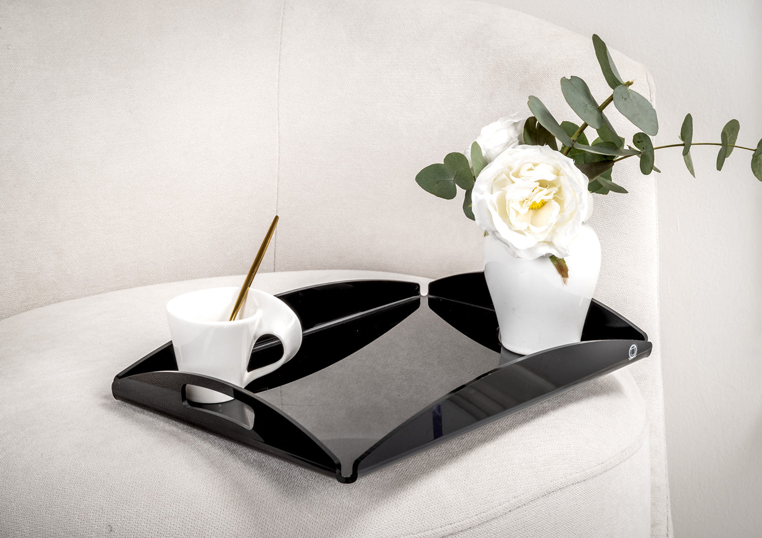 SERVING  VASSOIO  PICCOLO  NERO