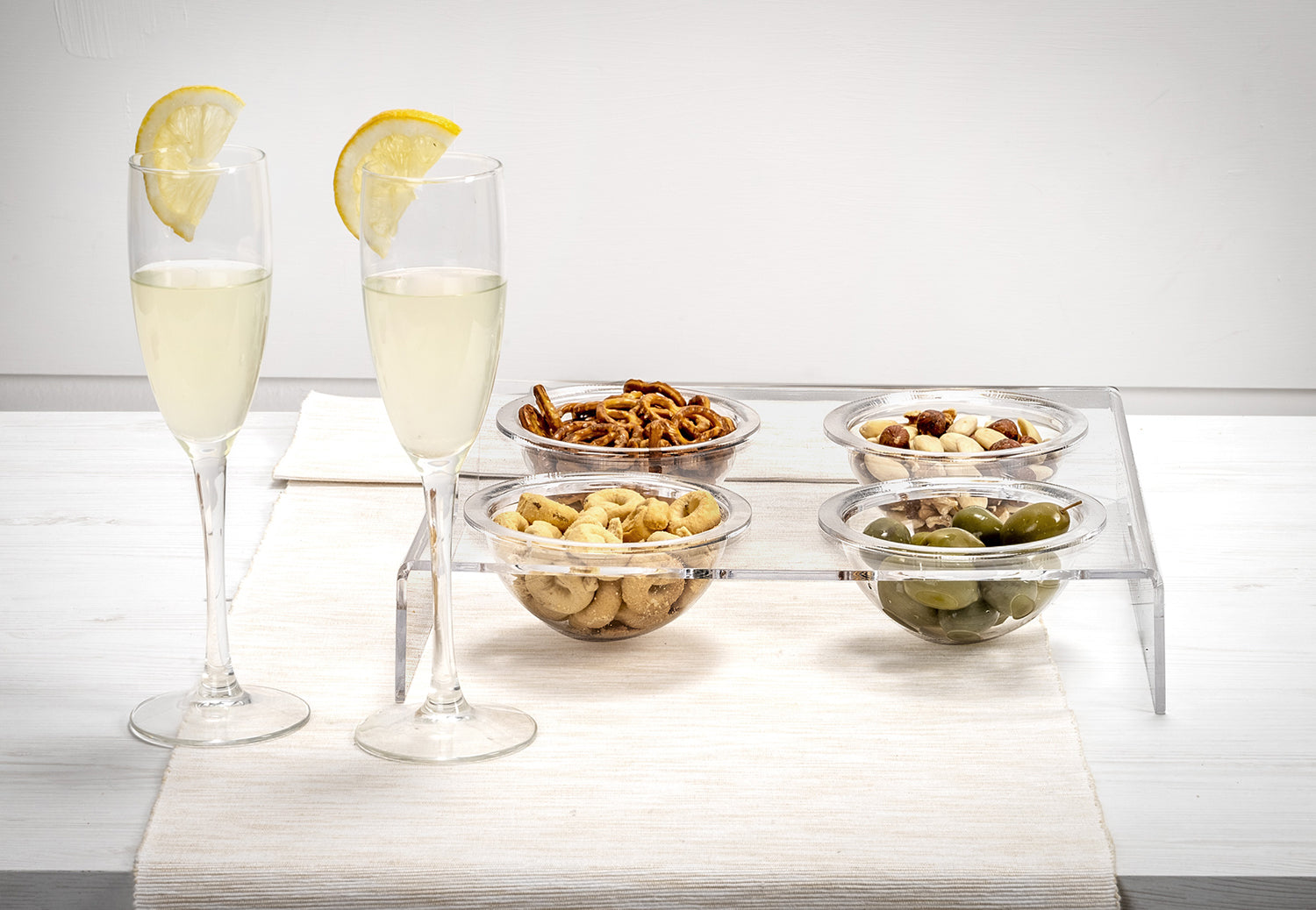 BON  TON  PORTA  APERITIVO  TRASPARENTE