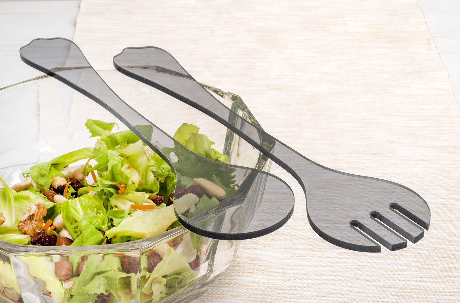 BON  TON  SALAD  SERVER  FUME'