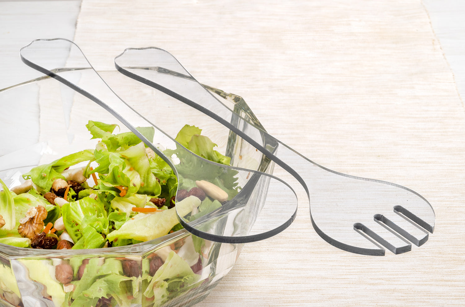 BON  TON  SALAD  SERVER  TRASP