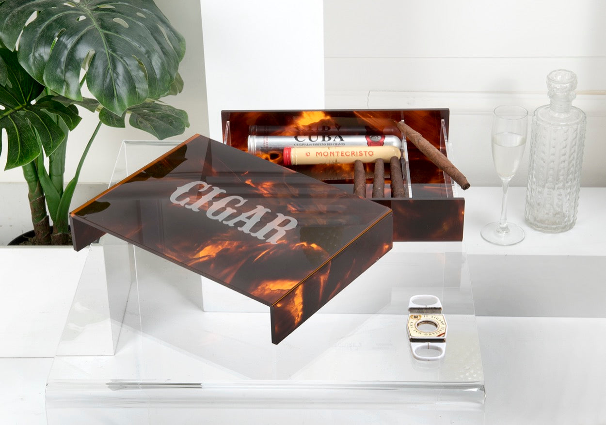 HUMIDOR PORTASIGARI TARTARUGATO