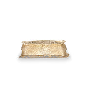 DRAPPEGGI PIZZO LEAVERS GOLD VUOTATASCHE QUADRATO