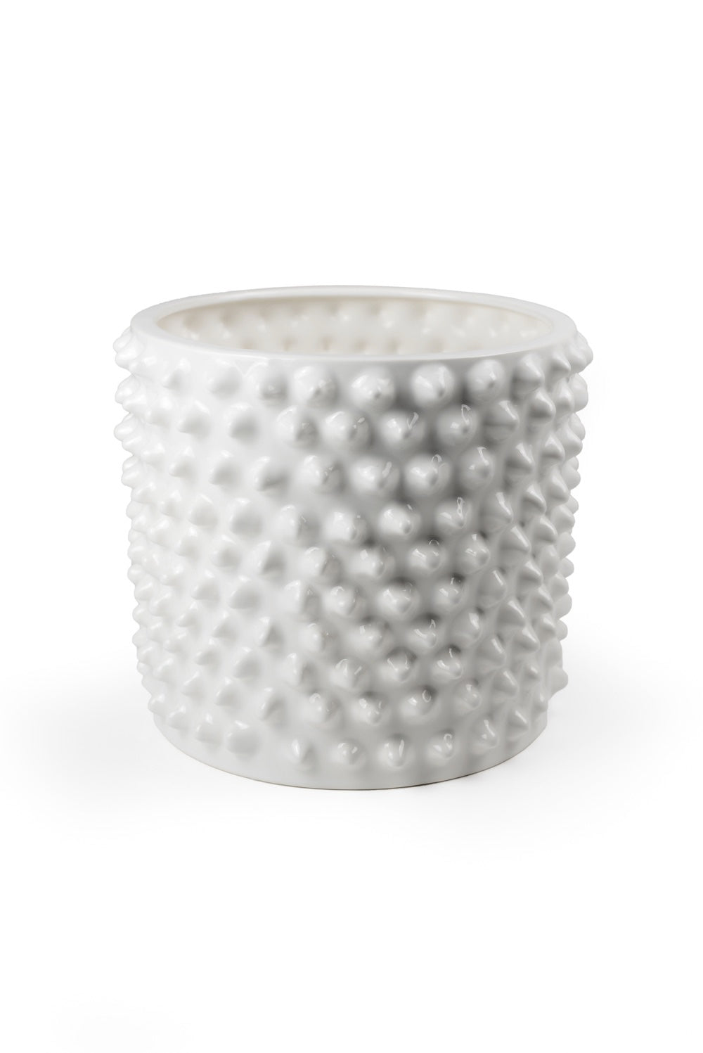 VASO DELHI WHITE SHINY BIG