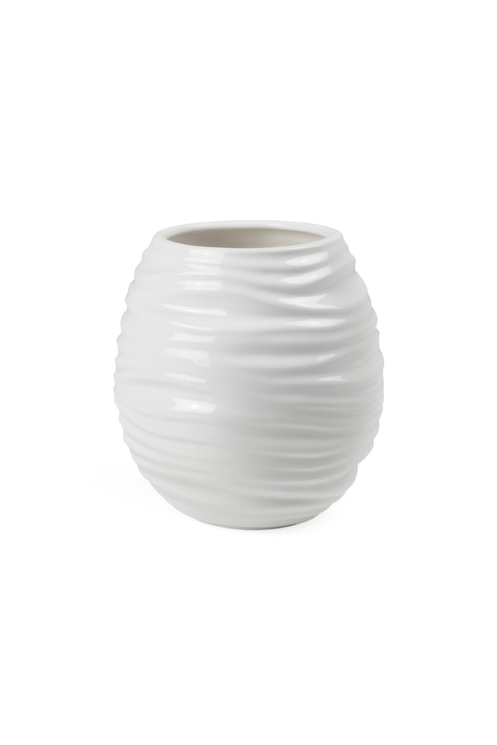VASO COLOMBO WHITE SHINY BIG