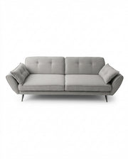 DIVANO LETTO MACKE IN TESSUTO GRIGIO