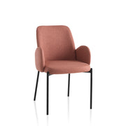 GIVERNELY SET 2 POLTRONCINE ROSA ANTICO